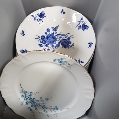 ../frankl24shop/Speißeteller flach Vintage 24 cm - 27 cm